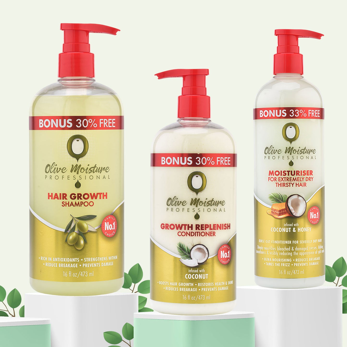 Olive Moisture Daily Haircare Bundle