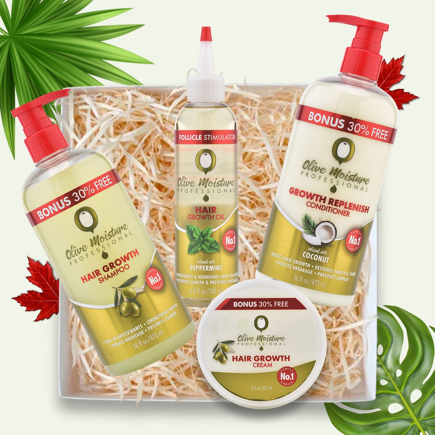 Olive Moisture Hair Growth Regime Bundle
