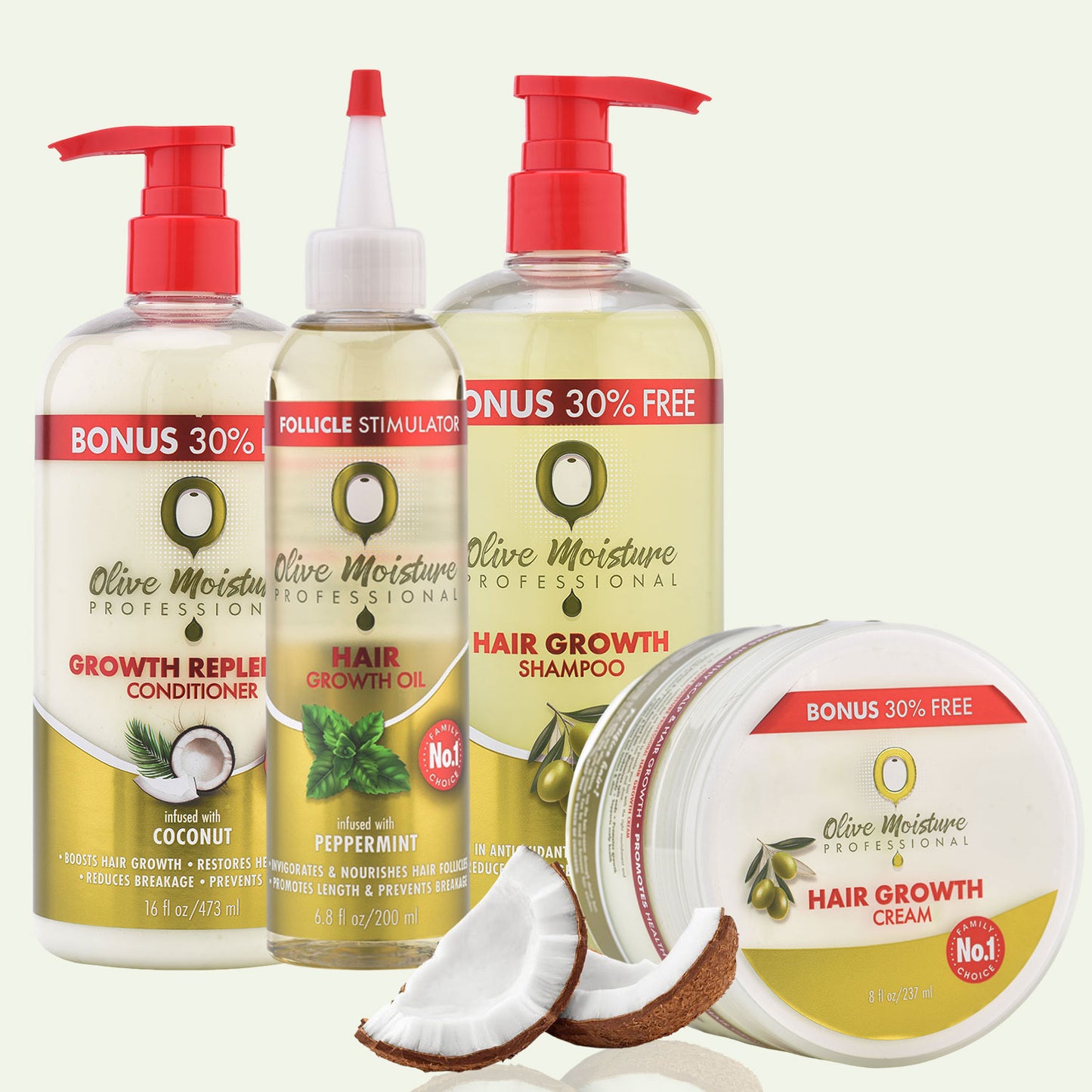 Olive Moisture Hair Growth Regime Bundle