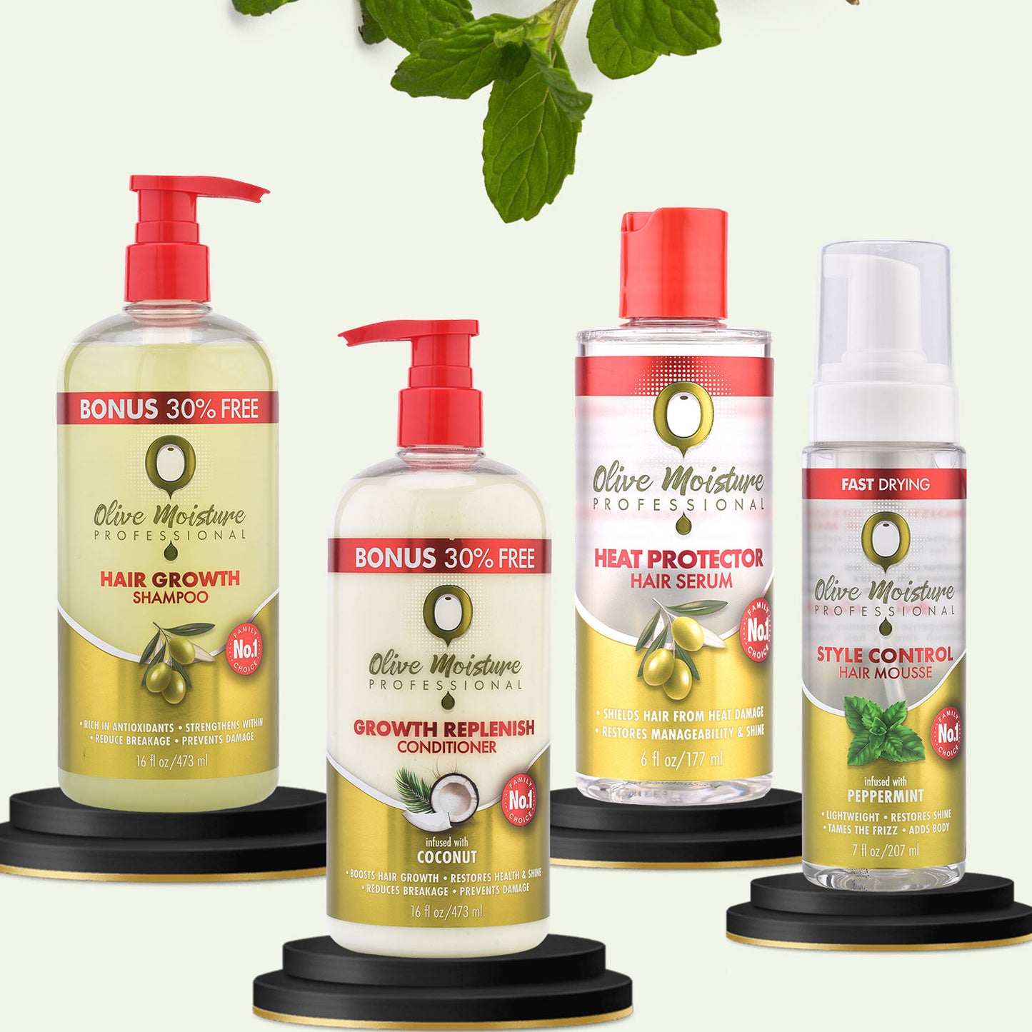 Olive Moisture Hair Styling Bundle
