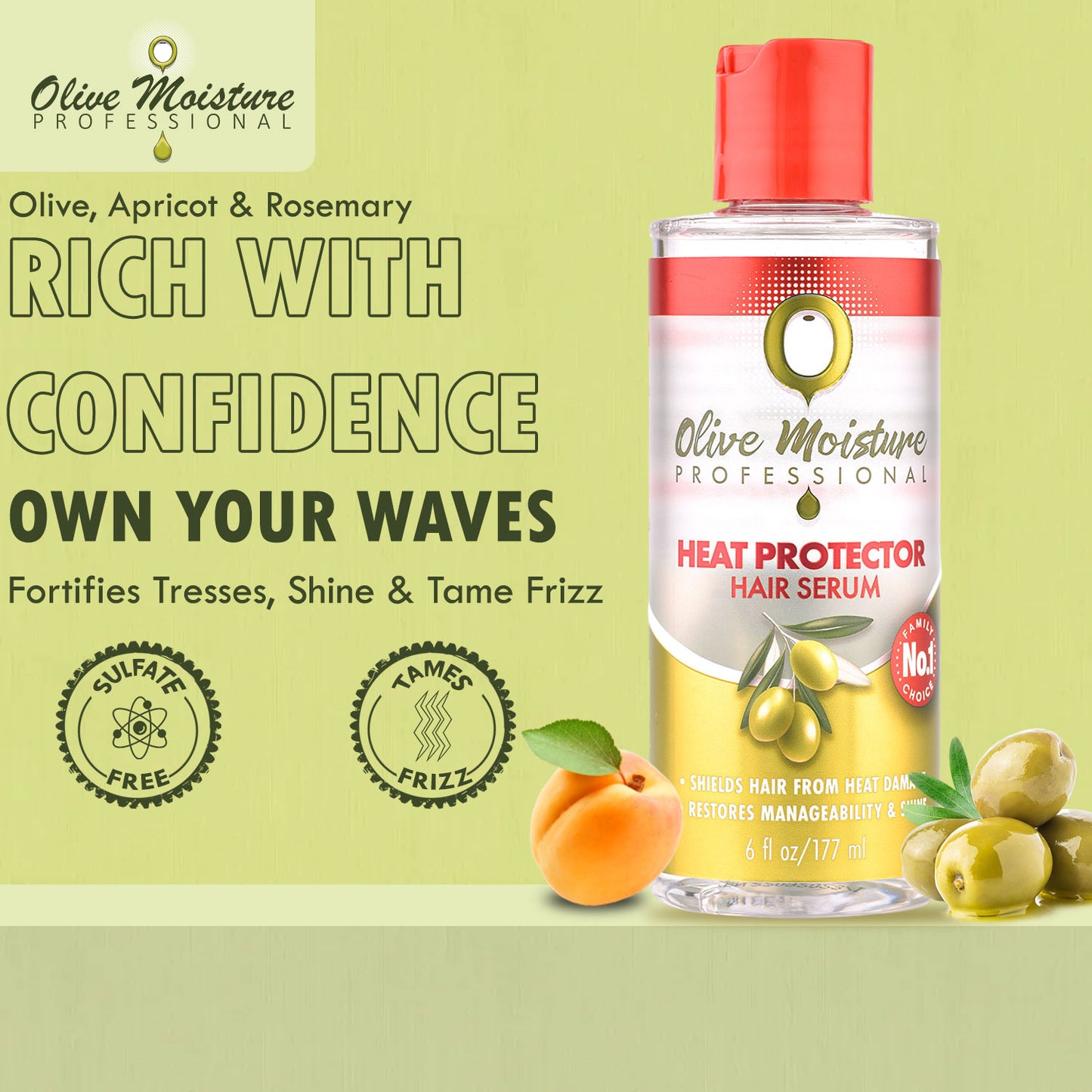 Olive Moisture Professional Heat Protector Hair Serum
