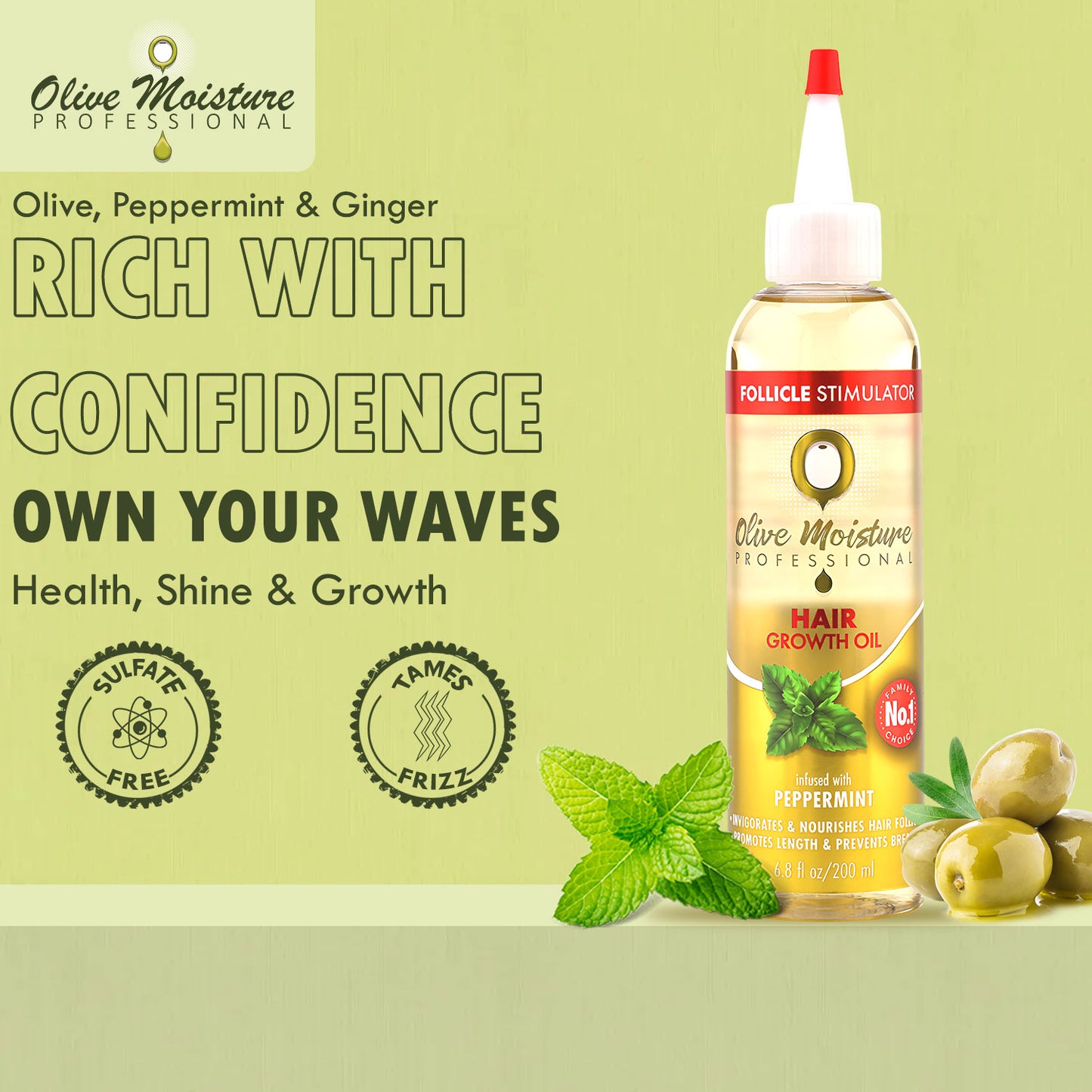 Olive Moisture Professional Curl Defining Leave In Conditioner