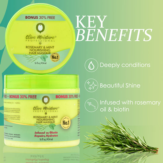 Olive Moisture Professional Rosemary And Mint Nourishing Hair Mask