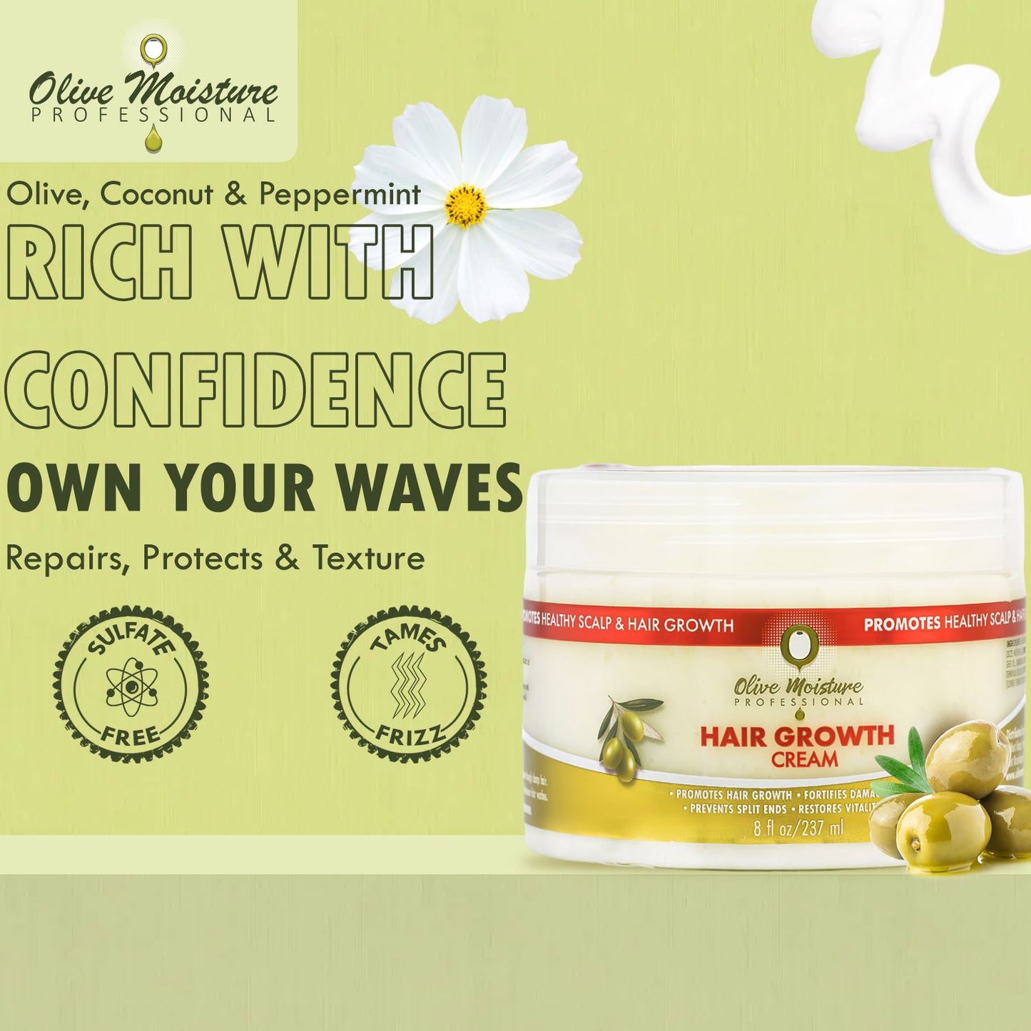 Olive Moisture Professional Hair Growth Cream