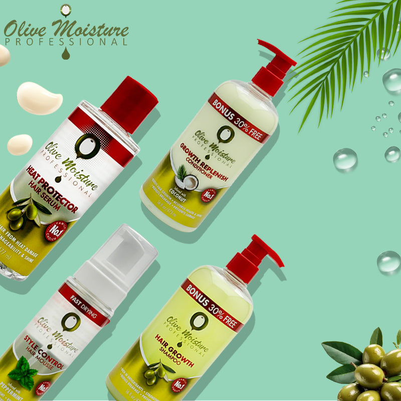 Olive Moisture Hair Styling Bundle