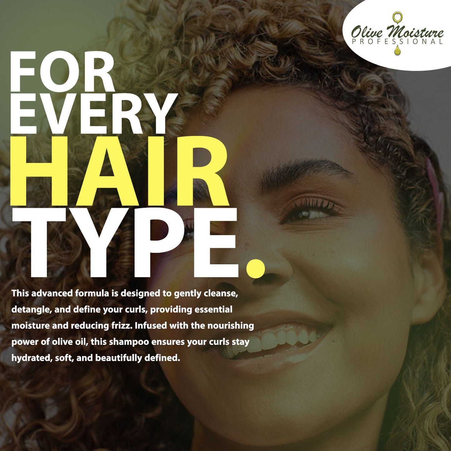 Olive Moisture Professional Curl Defining Detangling Shampoo