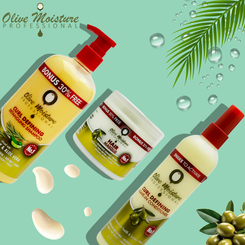 Olive Moisture Curl Defining Bundle