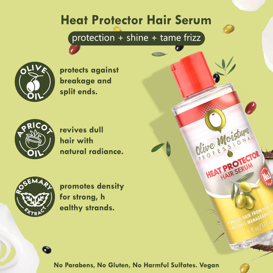 Olive Moisture Professional Heat Protector Hair Serum