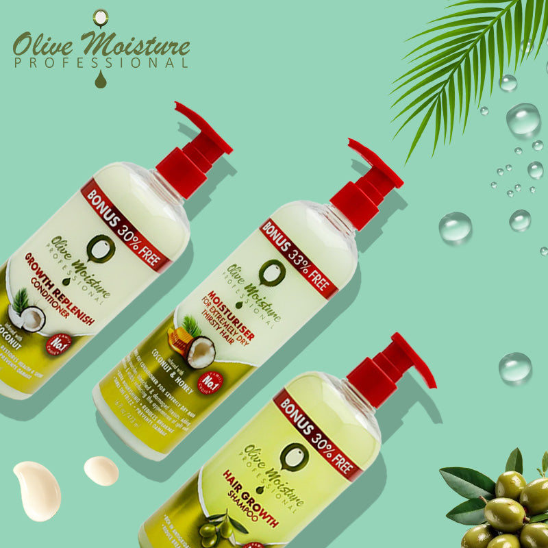 Olive Moisture Daily Haircare Bundle