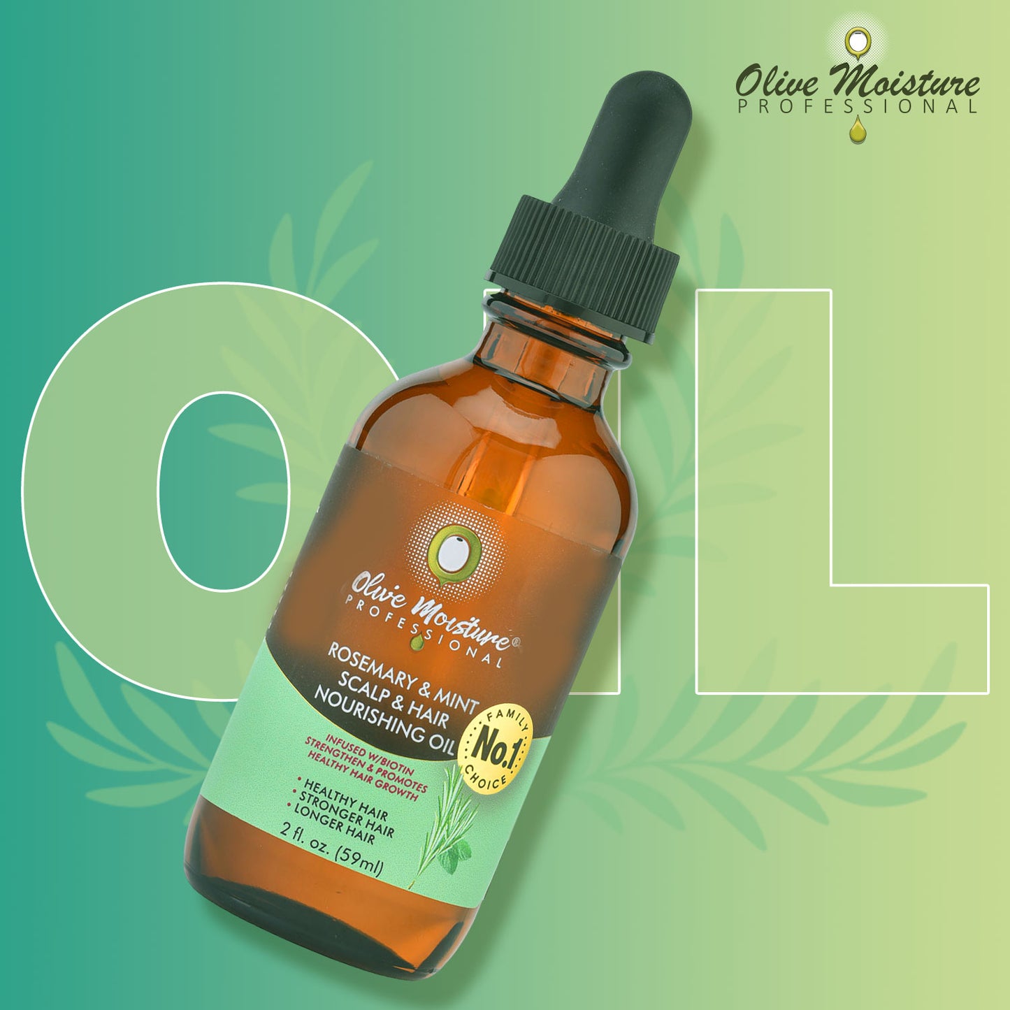 Olive Moisture Professional Rosemary And Mint Scalp And Hair Nourishing Oil