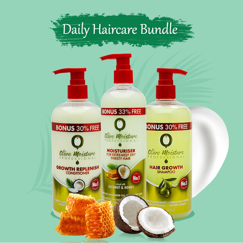 Olive Moisture Daily Haircare Bundle