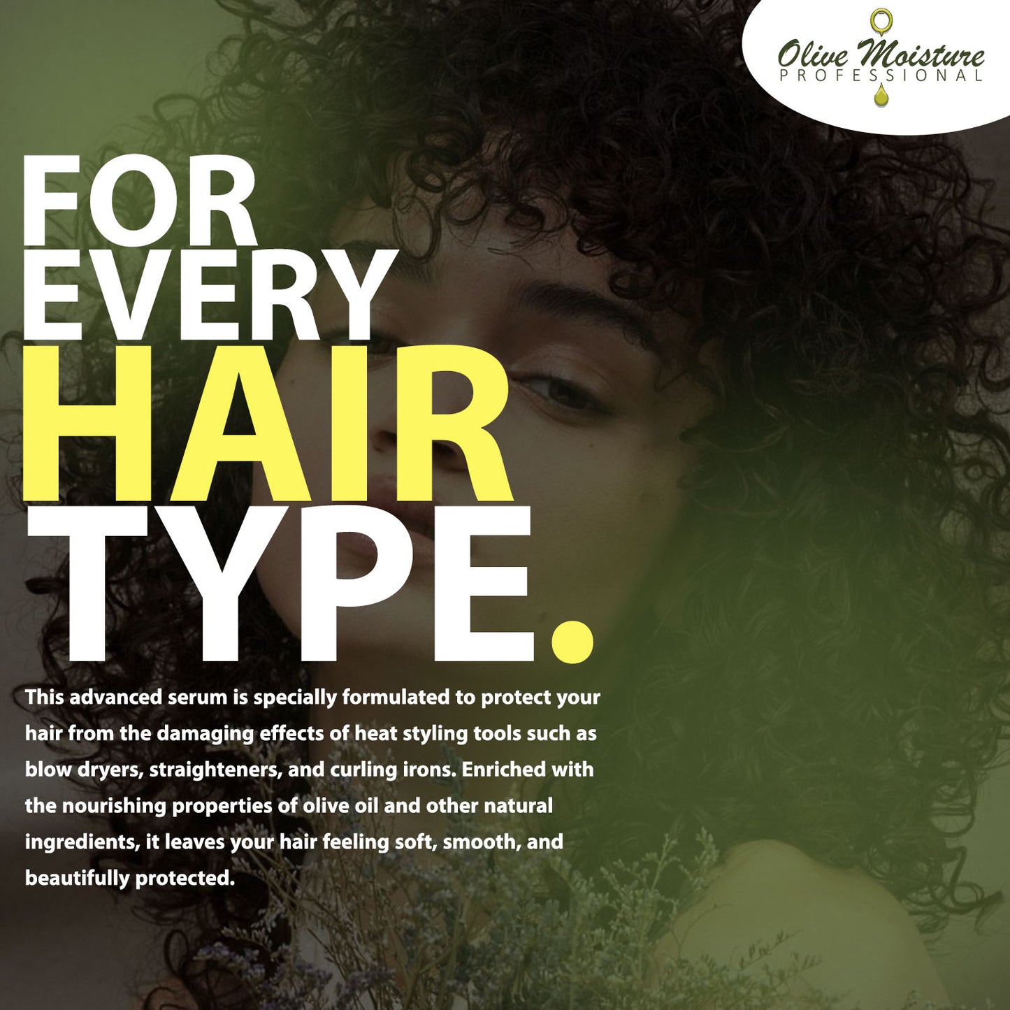 Olive Moisture Professional Heat Protector Hair Serum