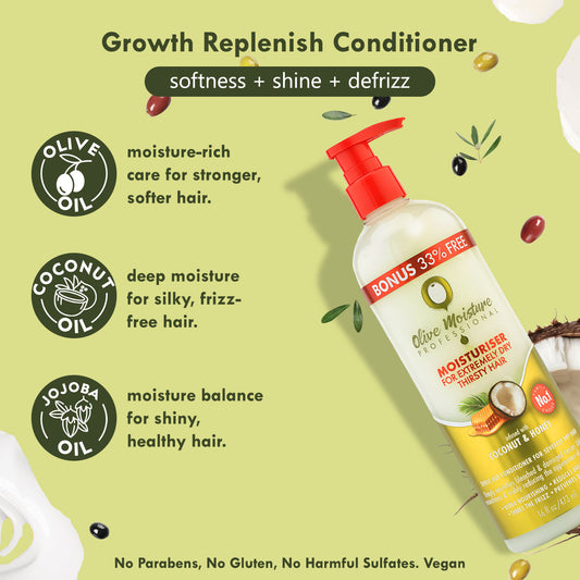 Olive Moisture Professional Moisturiser For Extremely Dry, Thirsty Hair