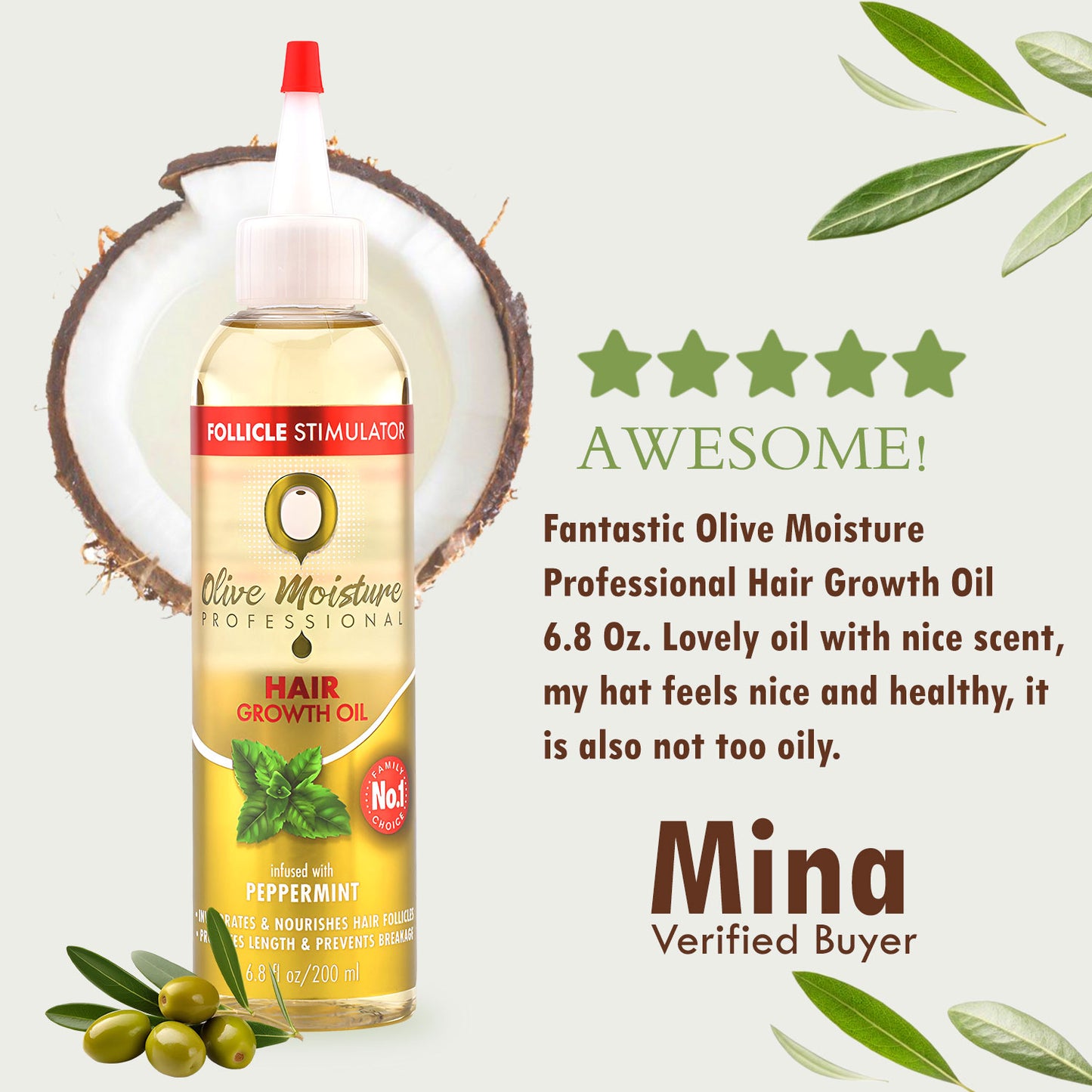 Olive Moisture Professional Curl Defining Leave In Conditioner