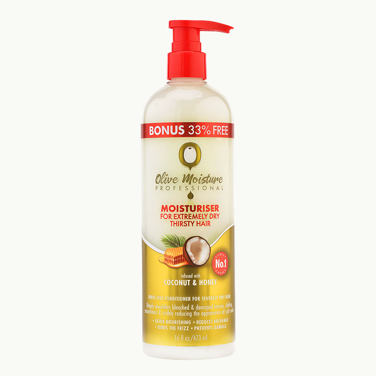 Olive Moisture Professional Moisturiser For Extremely Dry, Thirsty Hair