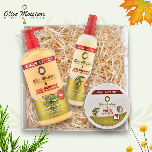 Olive Moisture Curl Defining Bundle