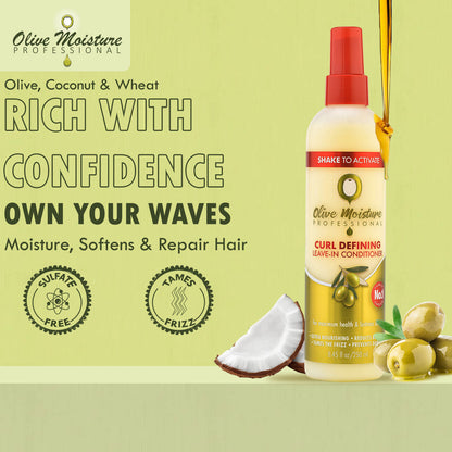 Olive Moisture Professional Curl Defining Leave In Conditioner