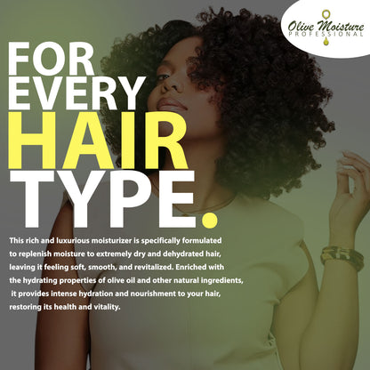Olive Moisture Professional Moisturiser For Extremely Dry, Thirsty Hair