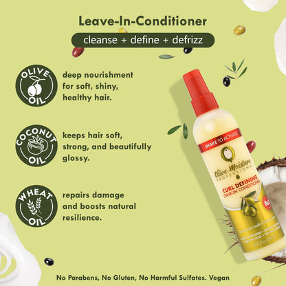 Olive Moisture Professional Curl Defining Leave In Conditioner