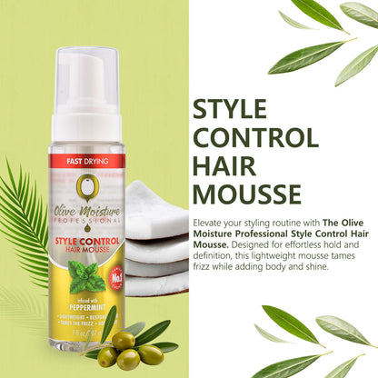 Olive Moisture Professional Style Control Hair Mousse