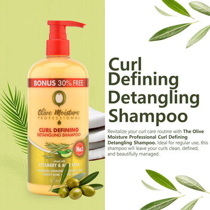 Olive Moisture Professional Curl Defining Detangling Shampoo