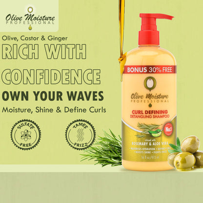 Olive Moisture Professional Curl Defining Detangling Shampoo